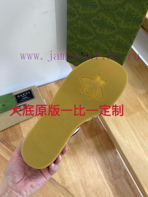22ss Spring/summer GucciGucci Woven Rainbow Sponge Thick Soled Sandals Can Bring A Touch Of Mod hkj65wgu - Image 10
