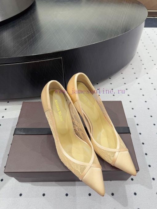 𝑨𝒏𝒅𝒆𝒓𝒆𝒂𝑾𝒂𝒛𝒆𝟐𝟓𝑭𝒘 Temperament Single ShoesImported Silk And LaceInner SheepskinLeather OutsoleEle if42prtj - Image 3