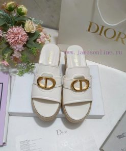 Dway Wedge Sandals Are A Timeless Classic Item. The Upper Is Adorned With The Christian Dior Pa xmy3vkn1