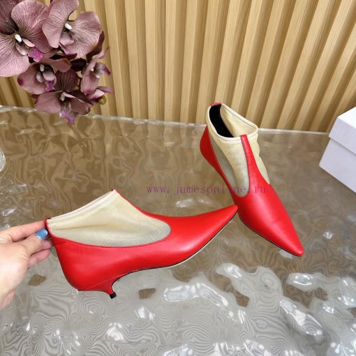 High Quality Niche Trendy Brand The Row25 Spring/summer French Retro Simple Style Mesh Cat Heel 8qigpicr - Image 8