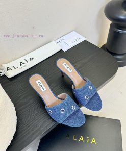 𝐀𝐋𝐀𝐈𝐀𝟮𝟬𝟮𝟱/𝐬𝐬 Alia's New High-heeled Mueller SlippersSimplicity Exudes A Luxurious Style With Sm 0jao4yys