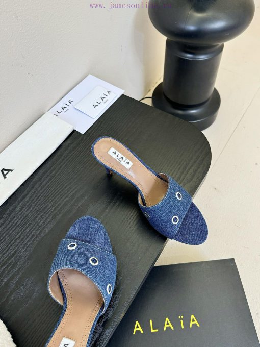 𝐀𝐋𝐀𝐈𝐀𝟮𝟬𝟮𝟱/𝐬𝐬 Alia's New High-heeled Mueller SlippersSimplicity Exudes A Luxurious Style With Sm 0jao4yys - Image 5