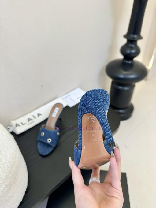 𝐀𝐋𝐀𝐈𝐀𝟮𝟬𝟮𝟱/𝐬𝐬 Alia's New High-heeled Mueller SlippersSimplicity Exudes A Luxurious Style With Sm 0jao4yys - Image 7