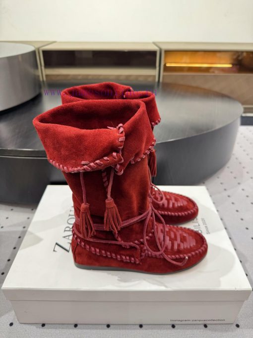 New On 𝙄𝙨𝙖𝙗𝙚𝙡𝙈𝙖𝙧𝙖𝙣𝙩𝟐𝟓𝑭𝑾Imported Silk Polished Cow SuedeInner CowhideRubber SoleThe Return Of Th pqkrdfm3 - Image 4