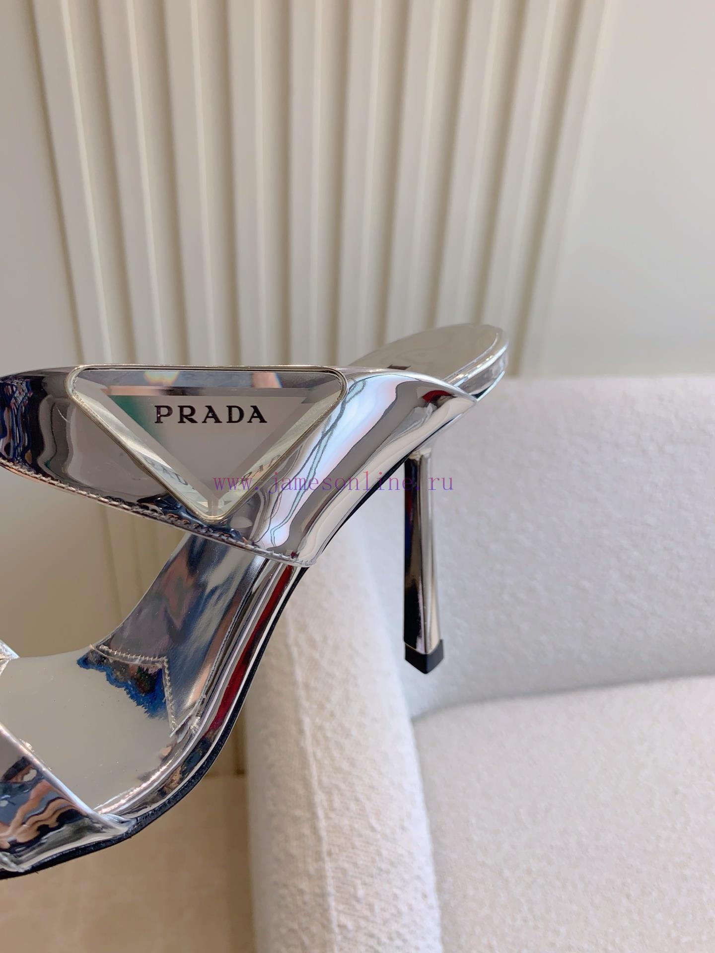 Prada's New Pointed Straight Strap High-heeled Sandals With Triangular Punctuation Are Super Be n9kex5l5 - Image 9