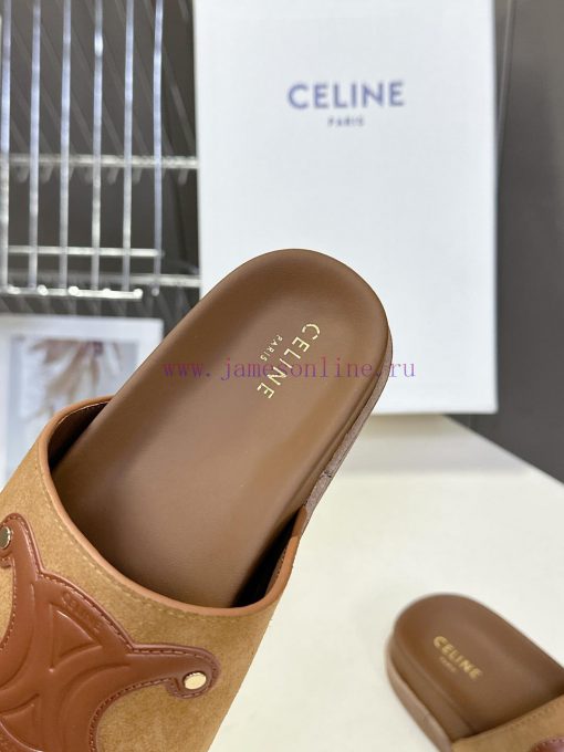 Celine's Triumphal Arch Spring/Summer New Bocken SlippersThe Highly Sophisticated Instagram Gra ht4lvska - Image 9