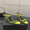 Saint Laurent YSL Classic Spring/Summer Cross Strap High Heel SandalsCutting Off Men And Women' o7nucf6j