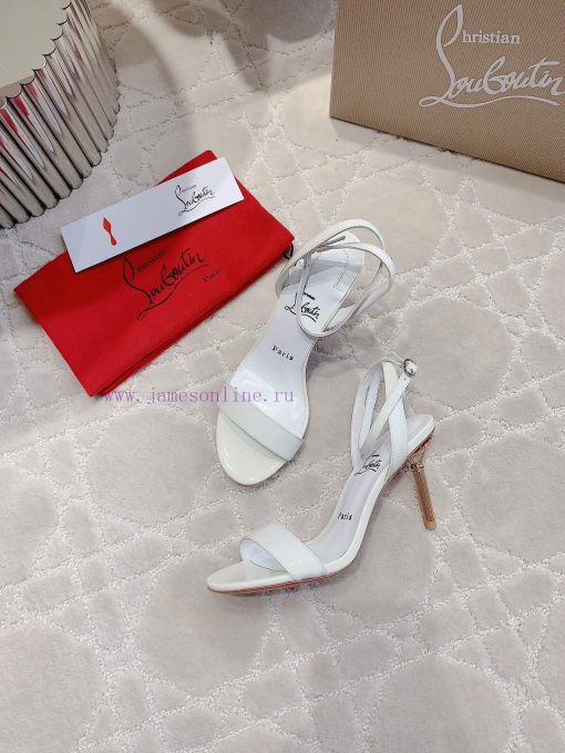 Christian Louboutin's New Red Soled High-heeled Sandals With Smooth Curves Outline A Graceful S vt7spuku - Image 5