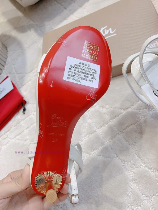 Christian Louboutin's New Red Soled High-heeled Sandals With Smooth Curves Outline A Graceful S vt7spuku - Image 9