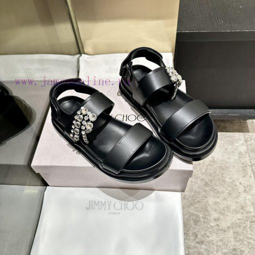 Jimmy Zhou JMYY CHOO Beach SandalsThe Design Style Of Rhinestone Matching Is Very Unique. In Th ibcmps27 - Image 8