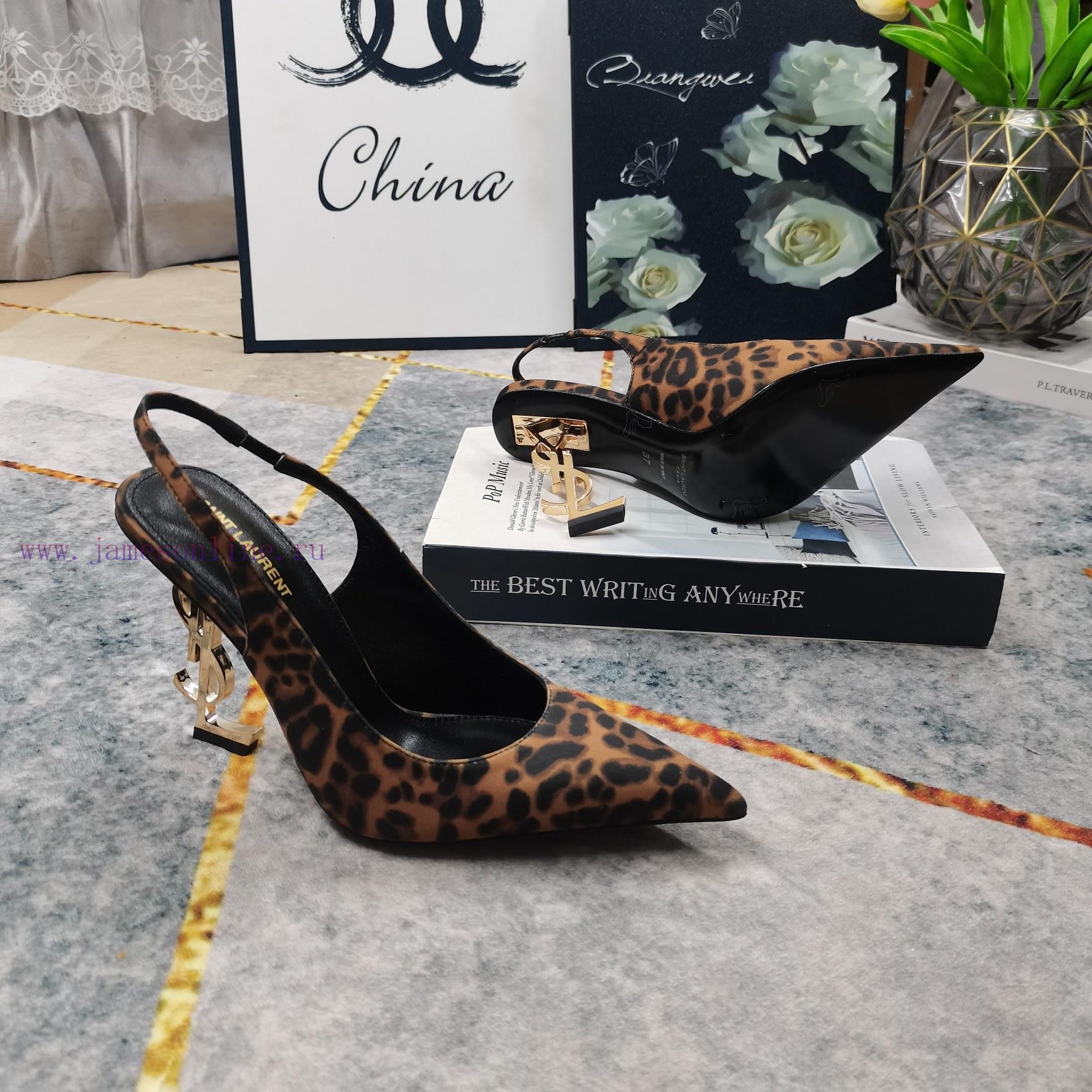 New Release - YSL Top LevelSynchronize New Logo Letters And High-heeled Sandals On The Official 3fchr7cg - Image 10