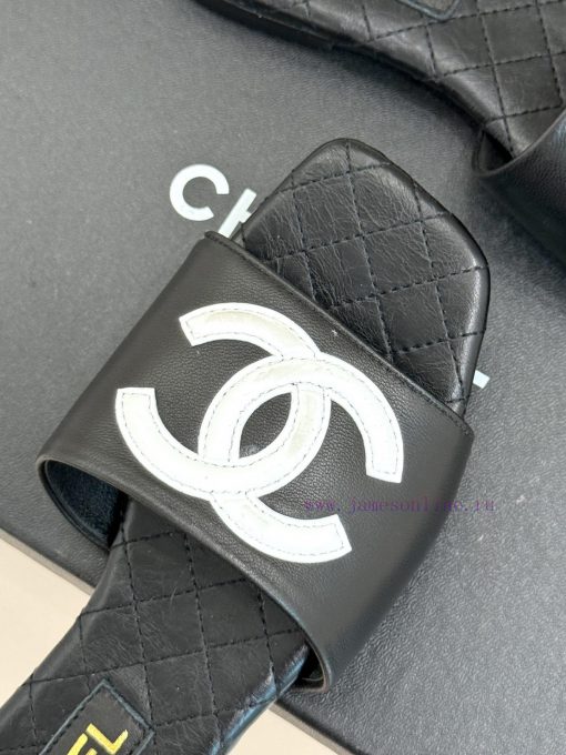 Chanel | Chanel 25P Spring/Summer New ProductsBig Pair C Square Headed Flat Bottomed SlippersTh ggrpvkhb - Image 8
