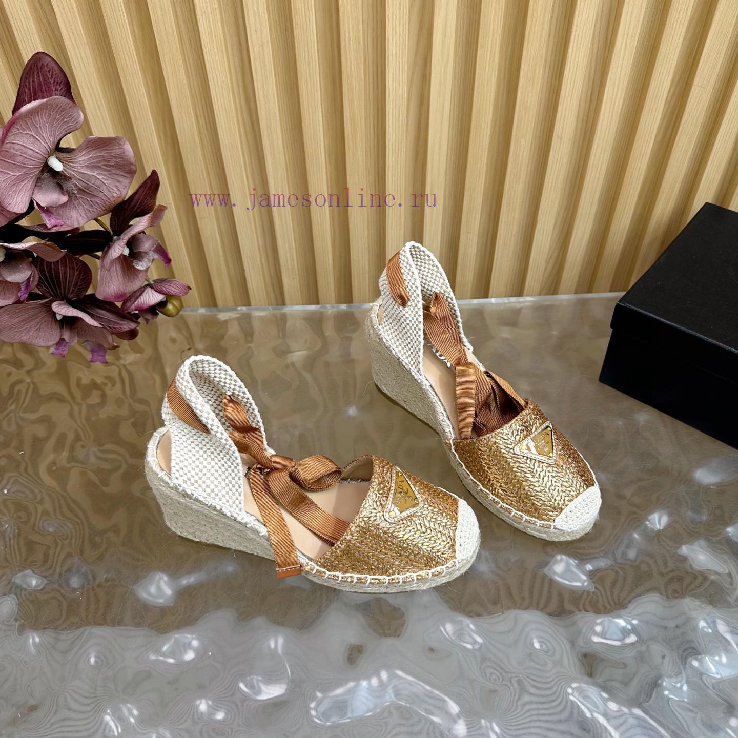PRADA 2025 Early Spring New Fish Mouth Grass Weaving Fisherman's Shoes Single Shoes———————————— vg7n27j0 - Image 10