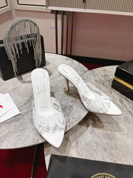 Hollow Out Mop 🦋 ꫛꫀw.︎ ️This Pair Features 85mm High Heels With A Tapered Silhouette Revealing allpqfqw - Image 6