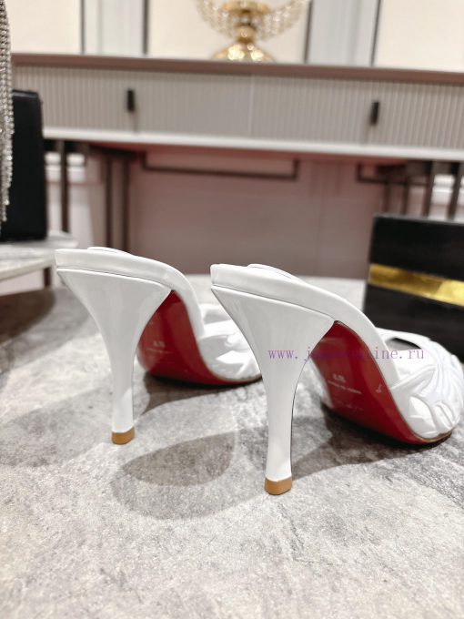 Hollow Out Mop 🦋 ꫛꫀw.︎ ️This Pair Features 85mm High Heels With A Tapered Silhouette Revealing allpqfqw - Image 9
