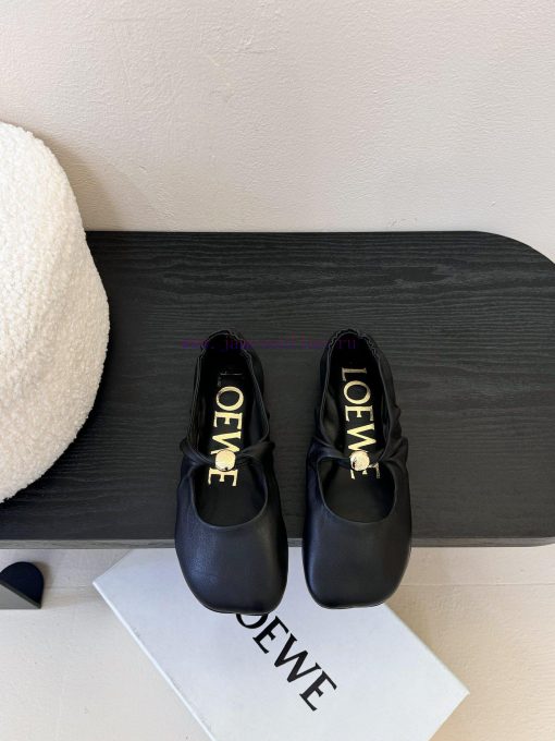 LOEWE 25ss Super Soft Sticky Dudu Same Ballet ShoesThis Pebble Soft Is An Elegant Combination O a7wvmp93
