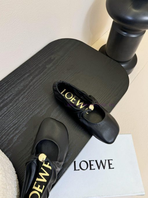 LOEWE 25ss Super Soft Sticky Dudu Same Ballet ShoesThis Pebble Soft Is An Elegant Combination O a7wvmp93 - Image 5