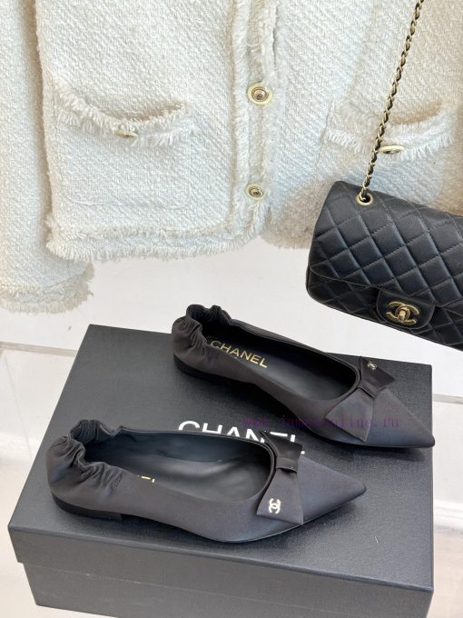 Chanel | Chanel 25A New Sharp PointBow Ballet ShoesThis Ballet Shoe Is Like A Shining StarExudi 8h6jvlcp - Image 4