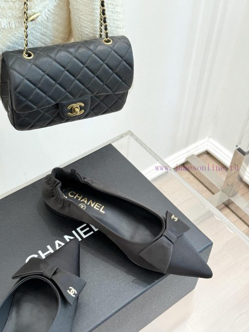 Chanel | Chanel 25A New Sharp PointBow Ballet ShoesThis Ballet Shoe Is Like A Shining StarExudi 8h6jvlcp - Image 6