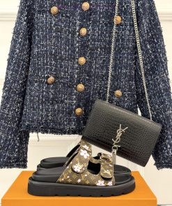 L * V Donkey Classic Spring/Summer Old Flower Lazy Thick Bottom SlippersTake Every Step With Ea 3opj9hku