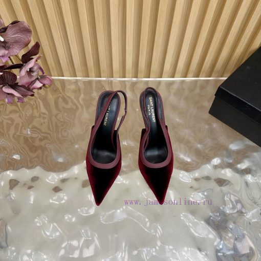SAINT LAURENT 25ss Spring/Summer New Pointed Stiletto Sandals——————————Top TierYSL's Minimalist vyga6294 - Image 5