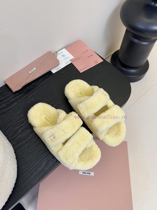 MiuMiu/Miu Miu's Latest Popular Fur MopOriginal Inverted Last Shape Ultimate 11 Body ShapeFabri d8m6p8nx - Image 2