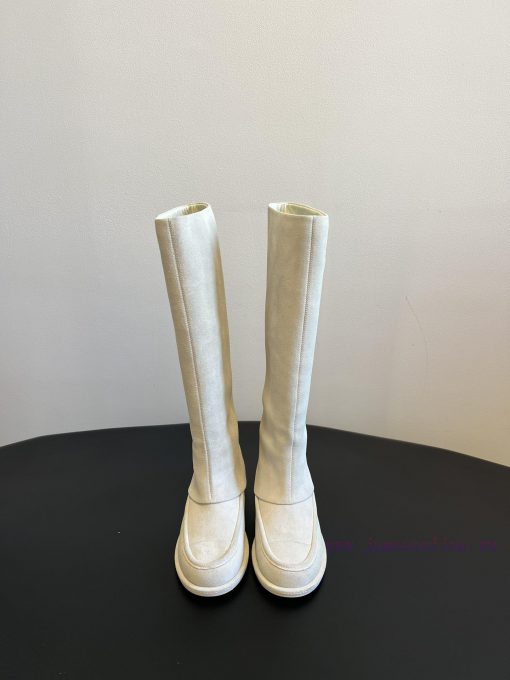 Chanel 25C Early Spring New Collection Most Beautiful Suede BootsChanel This Life Boot Is Reall wj6po0c0 - Image 2