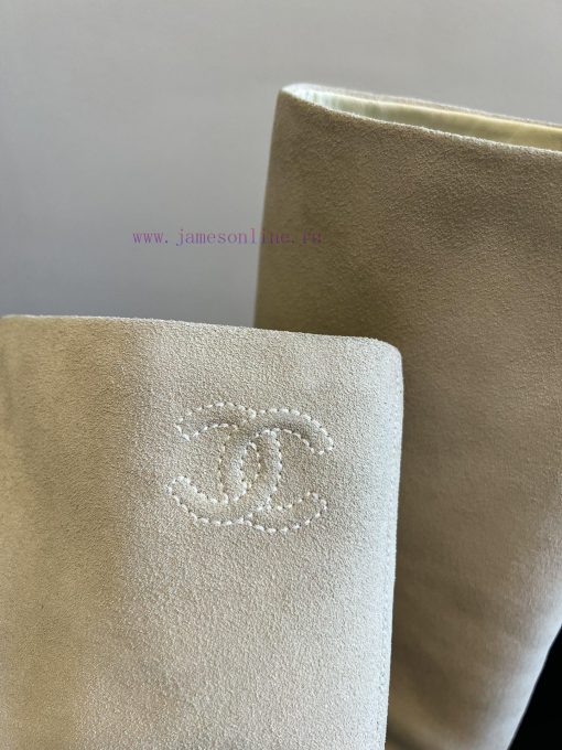Chanel 25C Early Spring New Collection Most Beautiful Suede BootsChanel This Life Boot Is Reall wj6po0c0 - Image 10
