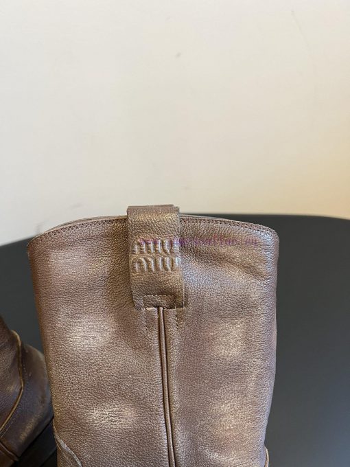 Purchasing Grade Miu Miu 25 Early Spring Motorcycle Style Retro BootsGreat! Miu's Vintage Desig 2vyrszwd - Image 10