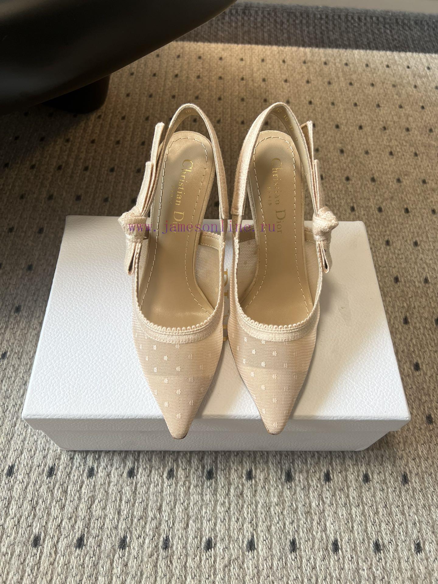 Top QualityDior 25/Classic Pointed Cat Heel High HeelsA Masterpiece Showcasing Dior's Exquisite st18870f - Image 2