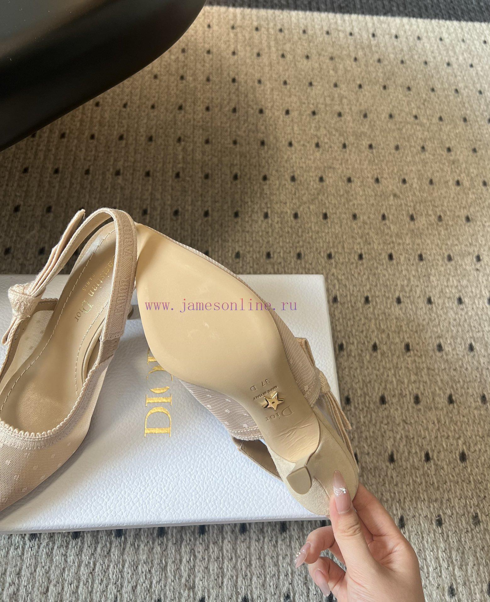 Top QualityDior 25/Classic Pointed Cat Heel High HeelsA Masterpiece Showcasing Dior's Exquisite st18870f - Image 6