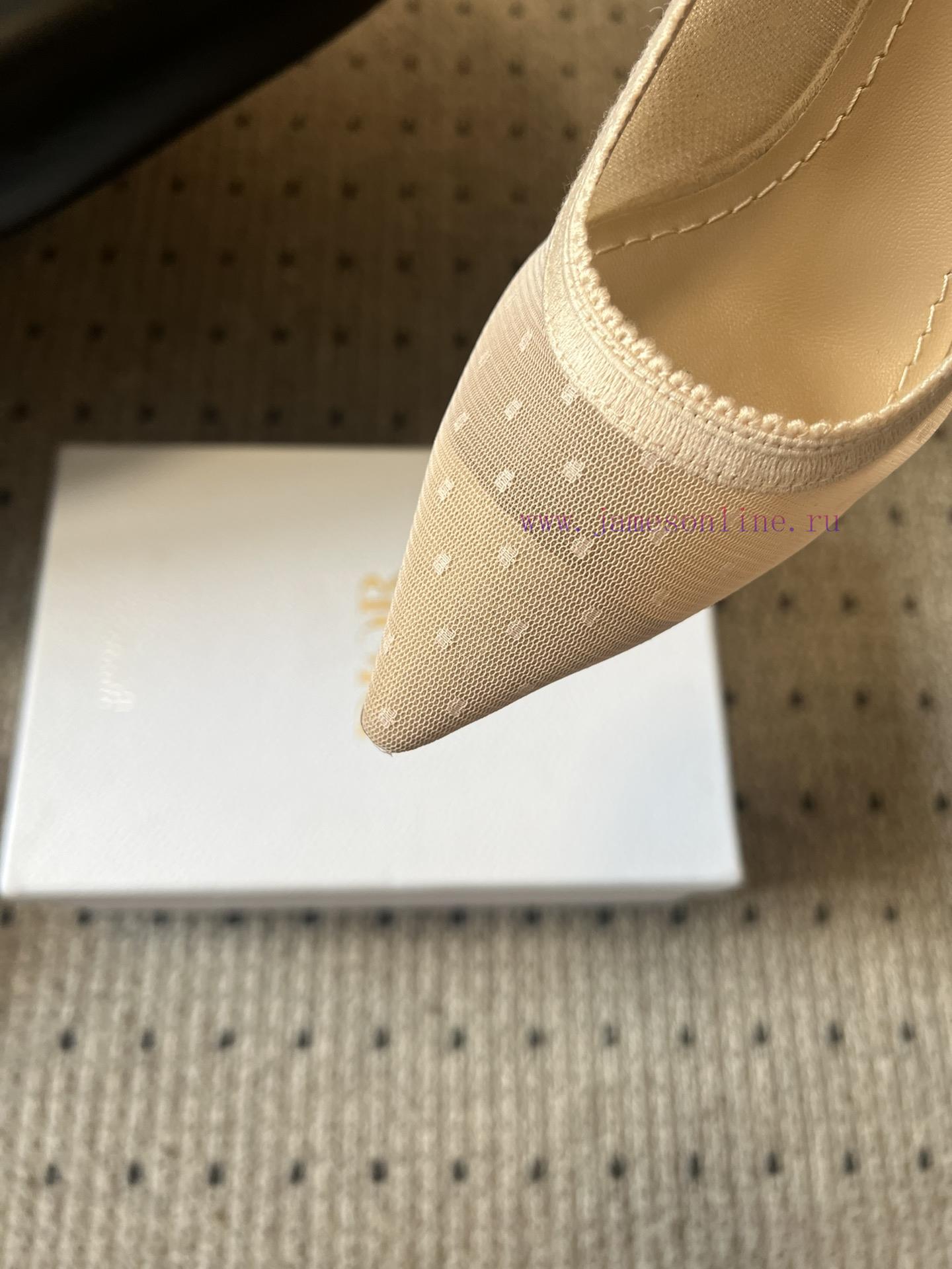 Top QualityDior 25/Classic Pointed Cat Heel High HeelsA Masterpiece Showcasing Dior's Exquisite st18870f - Image 7