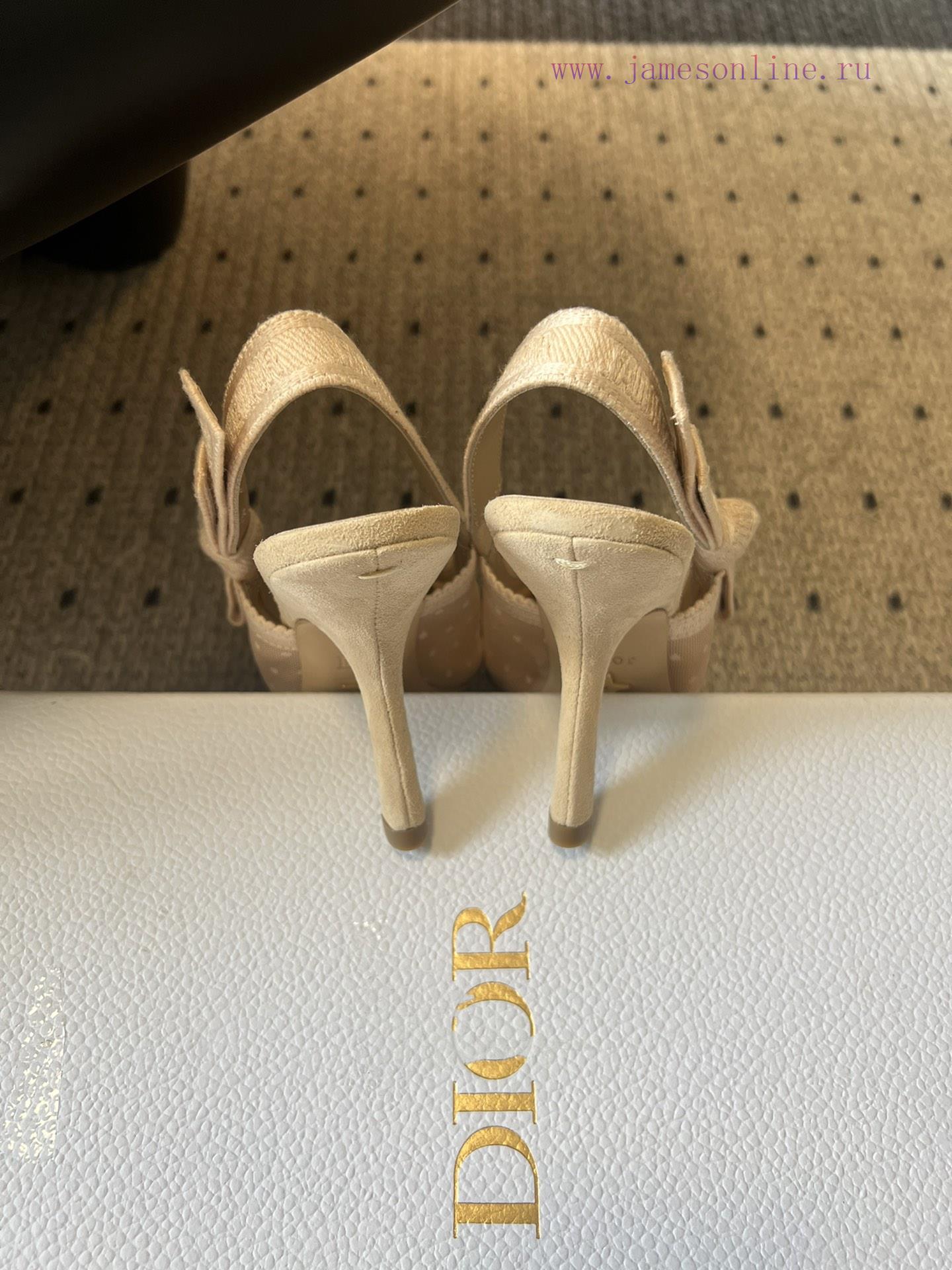 Top QualityDior 25/Classic Pointed Cat Heel High HeelsA Masterpiece Showcasing Dior's Exquisite st18870f - Image 9