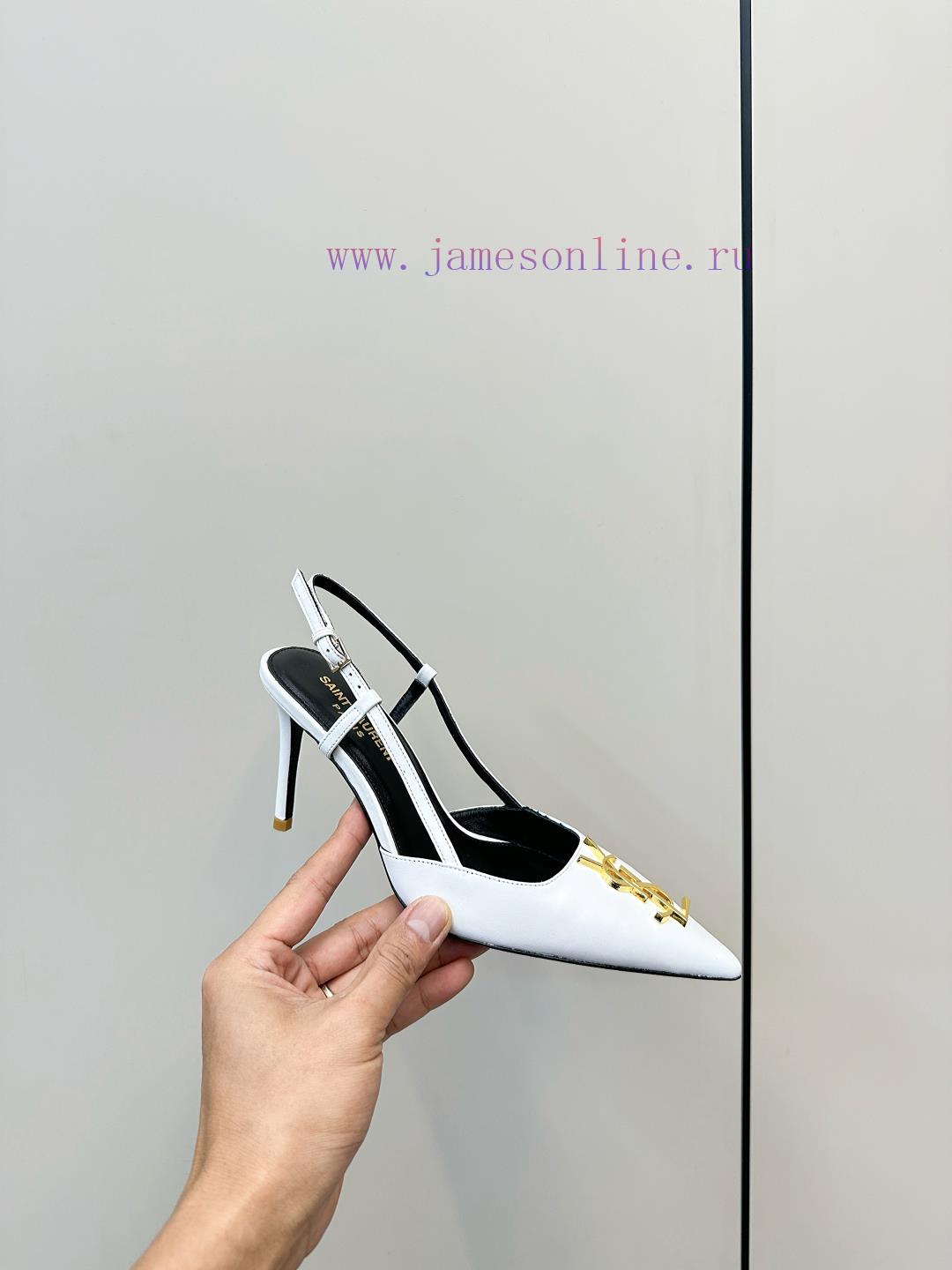 Saint Laurent YSL Sexy High-heeled SandalsSAINTLAURENTYSL2025 Early Spring New Saint Laurent He f1bbva3y - Image 7