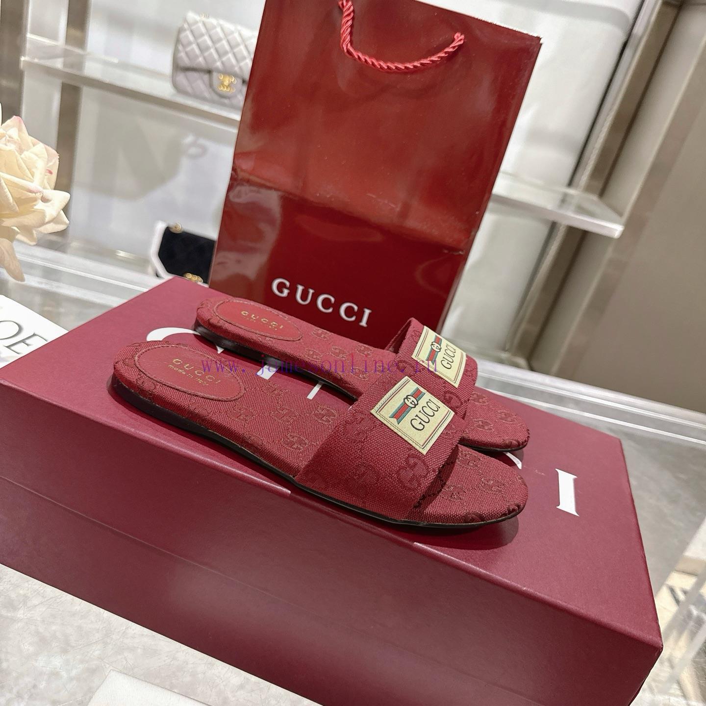 P New GG Gucci Women's Beach SlippersThis Sandal Is Defined By A Light Golden Horsehead Detail 2blagsd9 - Image 6