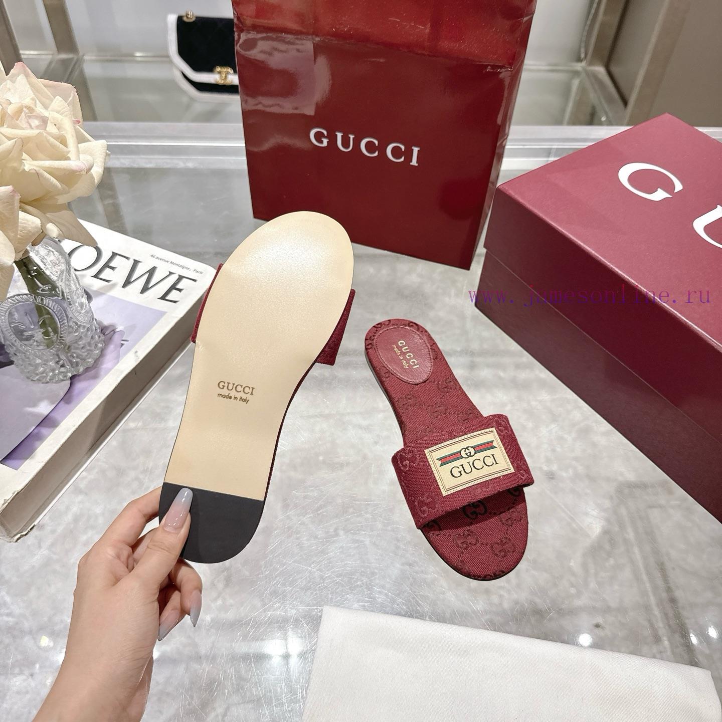 P New GG Gucci Women's Beach SlippersThis Sandal Is Defined By A Light Golden Horsehead Detail 2blagsd9 - Image 10