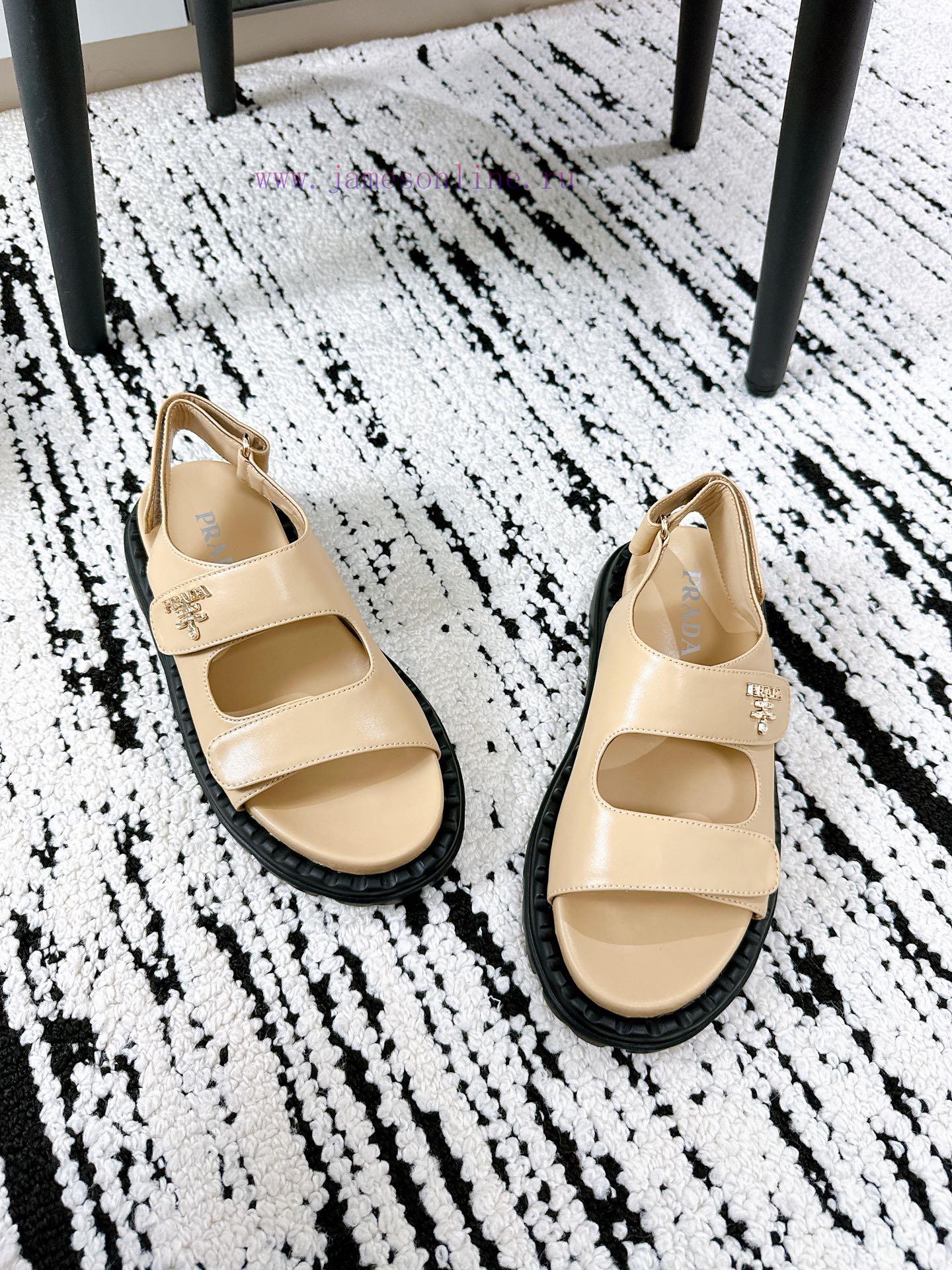 PRADA 2025 Spring/Summer Limited Edition | The Ultimate Choice For Trendy Couple Sandals Player r49oyka2 - Image 4