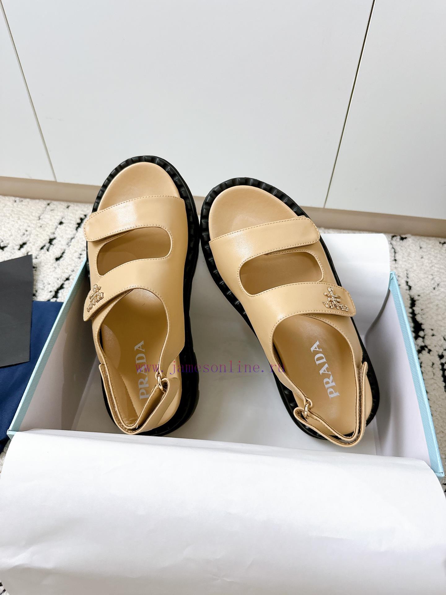PRADA 2025 Spring/Summer Limited Edition | The Ultimate Choice For Trendy Couple Sandals Player r49oyka2 - Image 6