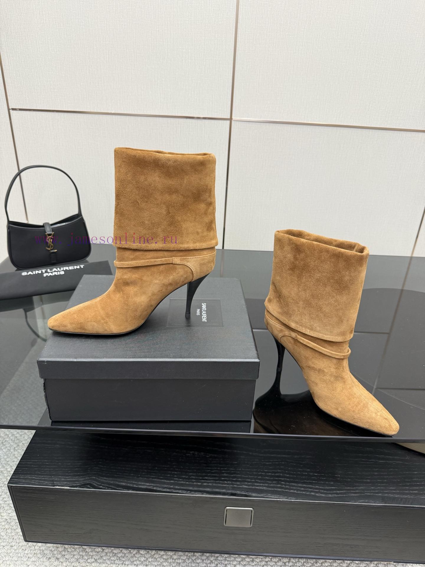 Saint Lauren YSL Saint LaurentSide Zipper Short Boot VersionThe Latest Autumn And Winter Versat yxpfjuez - Image 5