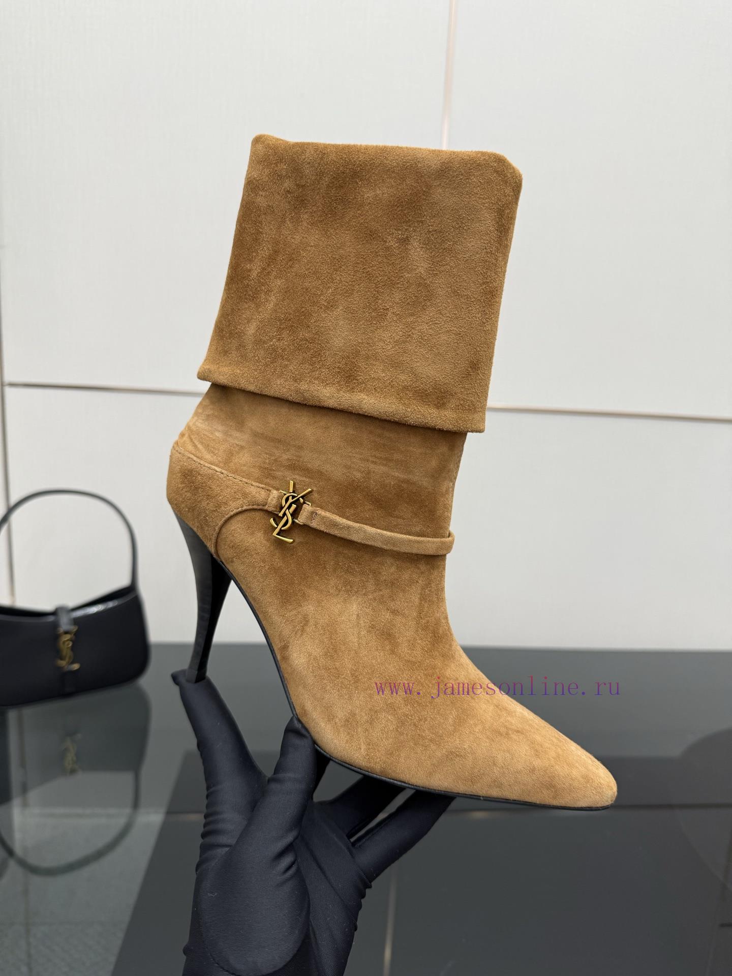 Saint Lauren YSL Saint LaurentSide Zipper Short Boot VersionThe Latest Autumn And Winter Versat yxpfjuez - Image 7
