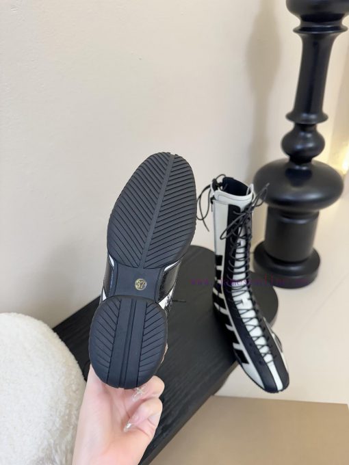 MIIST * 𝟐𝟓𝐀𝐖 Boxing BootsWho Understands MIISTA Boots Play Checkerboard Patterns With Floral St mr521dkx - Image 10
