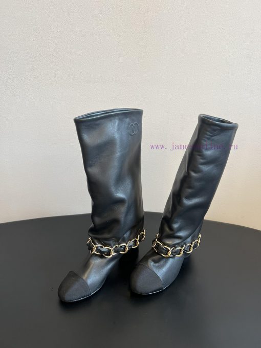 Chanel 25SS New Chain Knight BootsThe Eternal Classic Is Sweet And Cool And Can Be Worn In Any 9ra97vzr - Image 4