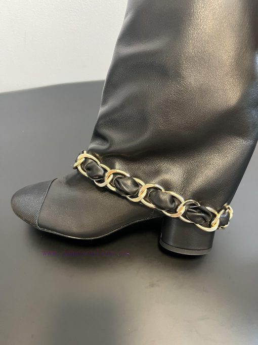 Chanel 25SS New Chain Knight BootsThe Eternal Classic Is Sweet And Cool And Can Be Worn In Any 9ra97vzr - Image 8