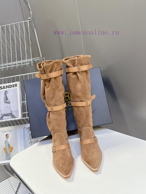 R13 Trendy Brand Autumn And Winter Lazy Style Buckle Strap European And American Style Thick He 8xhoadwg