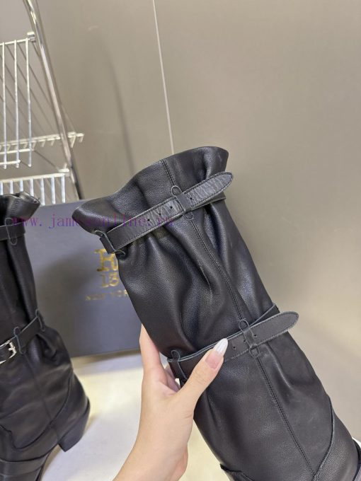 R13 Trendy Brand Autumn And Winter Lazy Style Buckle Strap European And American Style Thick He r59hcsgp - Image 9