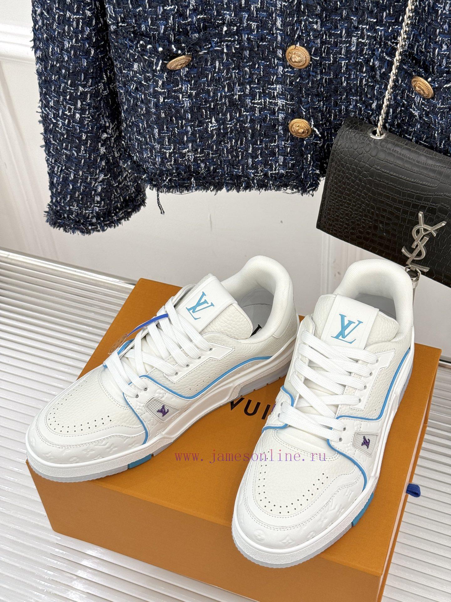 L * V Donkey Brand Classic Couple Style Business Customized Casual Sports Board ShoesThe LV Tra v54vljs6 - Image 3