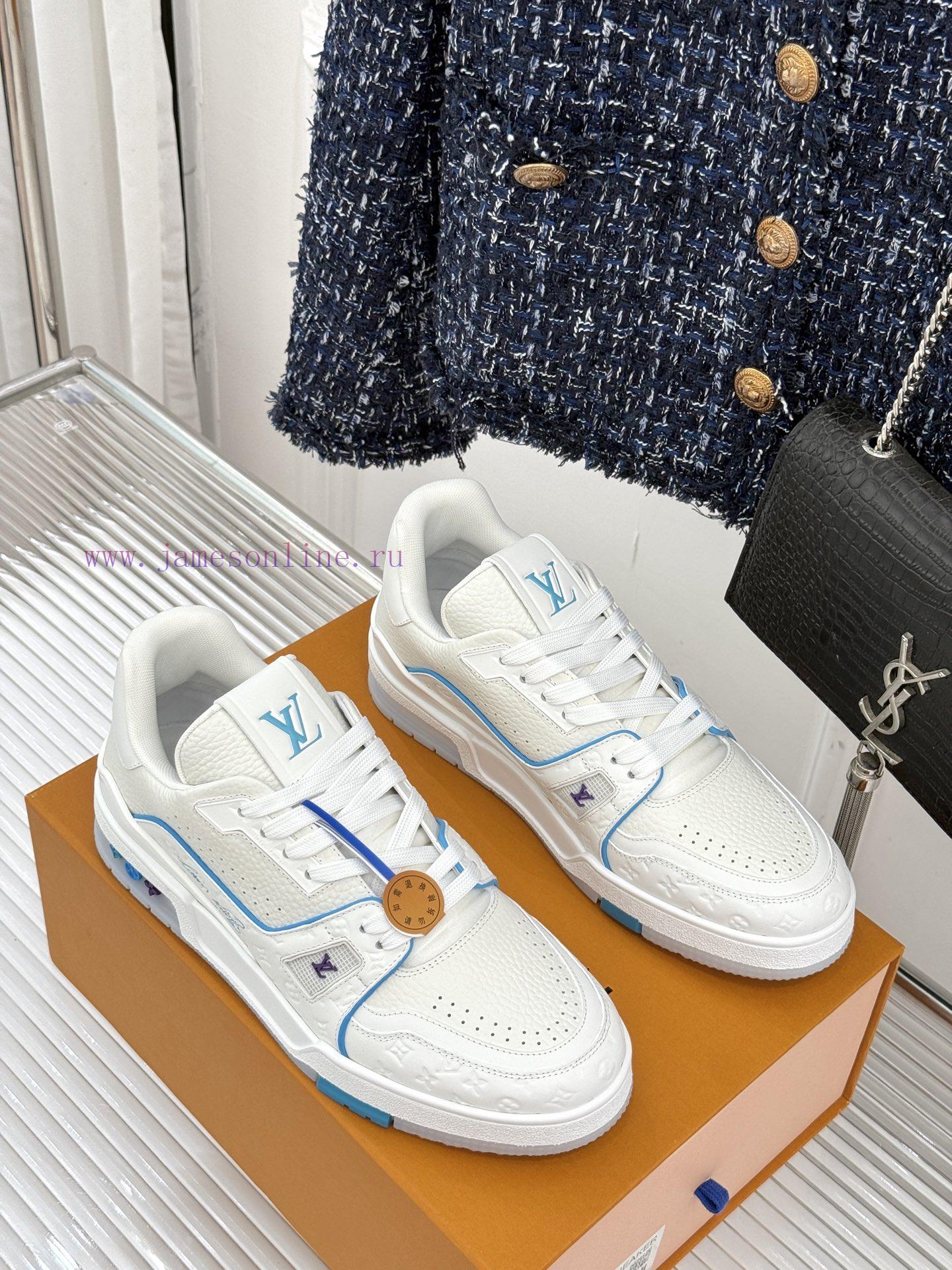 L * V Donkey Brand Classic Couple Style Business Customized Casual Sports Board ShoesThe LV Tra v54vljs6 - Image 4