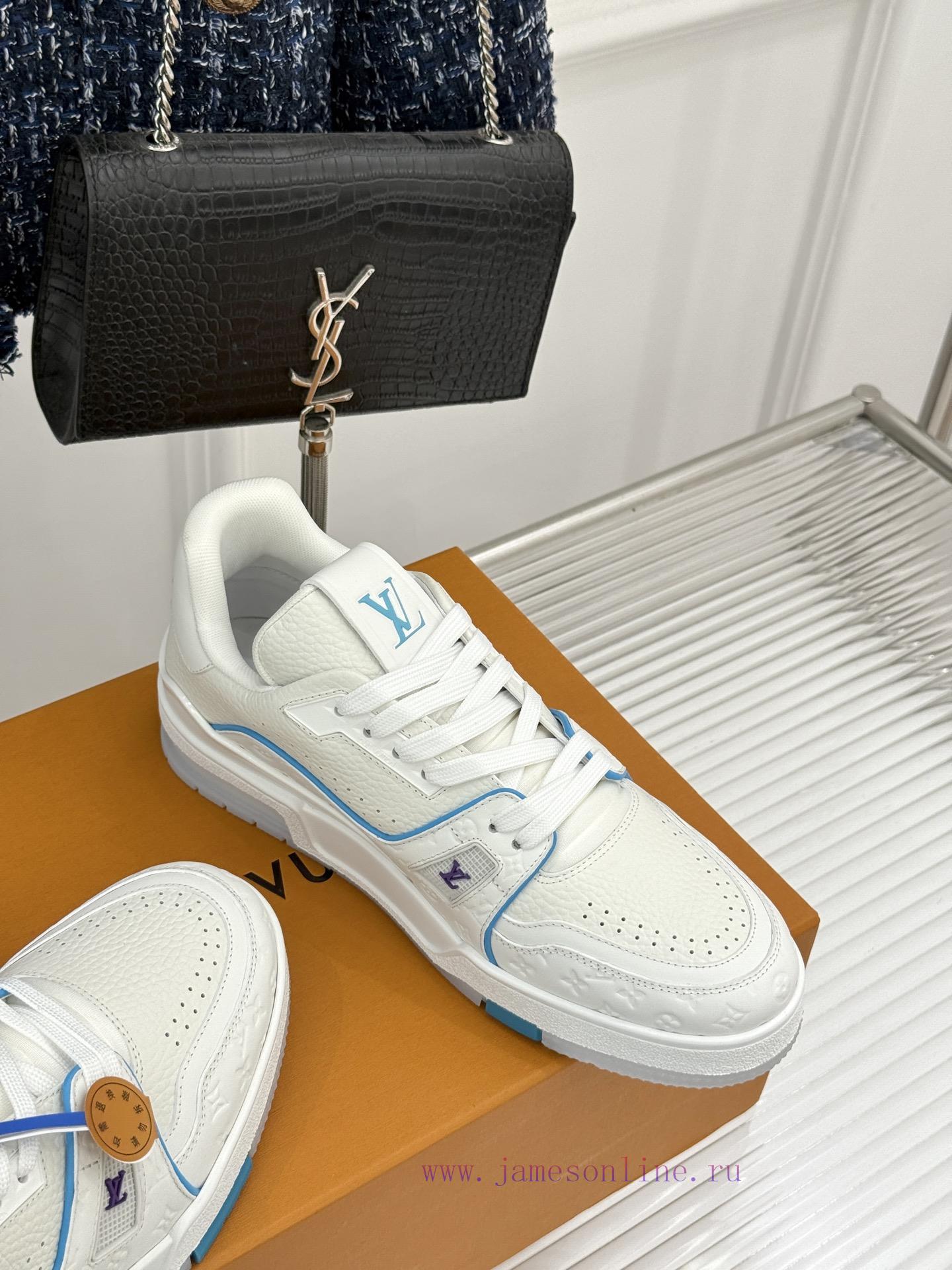 L * V Donkey Brand Classic Couple Style Business Customized Casual Sports Board ShoesThe LV Tra v54vljs6 - Image 6