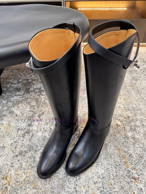 𝒉𝒆𝒓𝒎𝒆𝒔𝟐𝟓𝑭𝑾 New ProductsFabric Calf LeatherInner Dyed CowhideDouble Cowhide OutsoleElegant Style p49yuk8z - Image 4