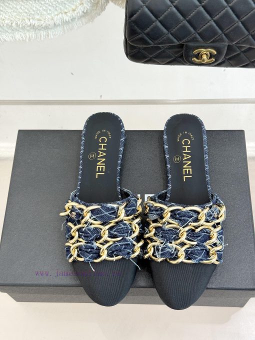 Chanel | Chanel 25K Spring/Summer New ProductsLarge Chain Double C-toe Trailer With Half Slippe ep0yw7vx - Image 5